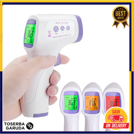 thermometer termomter digital tembak suhu badan bayi omicron thermogun pengukur suhu badan