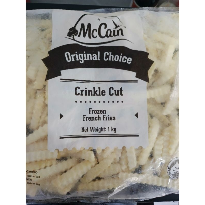 

Mc Cain Kentang Goreng Original Crinkle Cut / French Fries Crinkle Cut | Berat Bersih 1kg