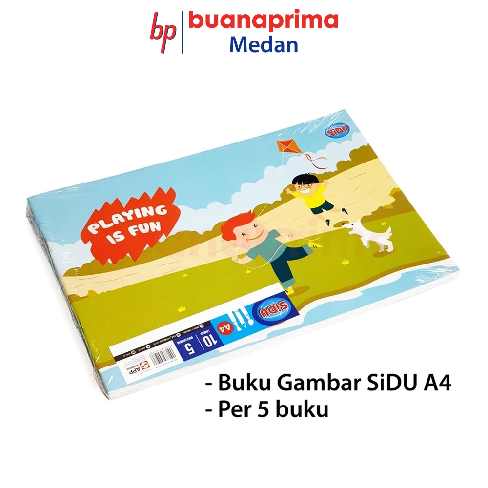 

Buku GAMBAR SIDU A4 isi 5 Buku Menggambar Drawing Book Paper