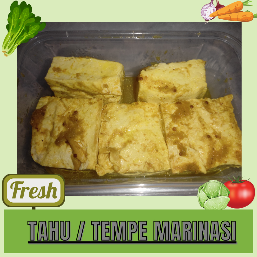 

Tahu Tempe Marinasi / Tahu Tempe ungkep / Tahu berbumbu