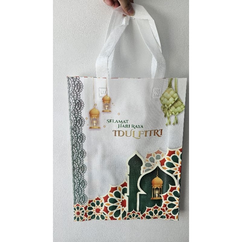 

Tas Idul Fitri Laminasi ukuran 30x40 / Tas Lebaran / HLS Idulfitri