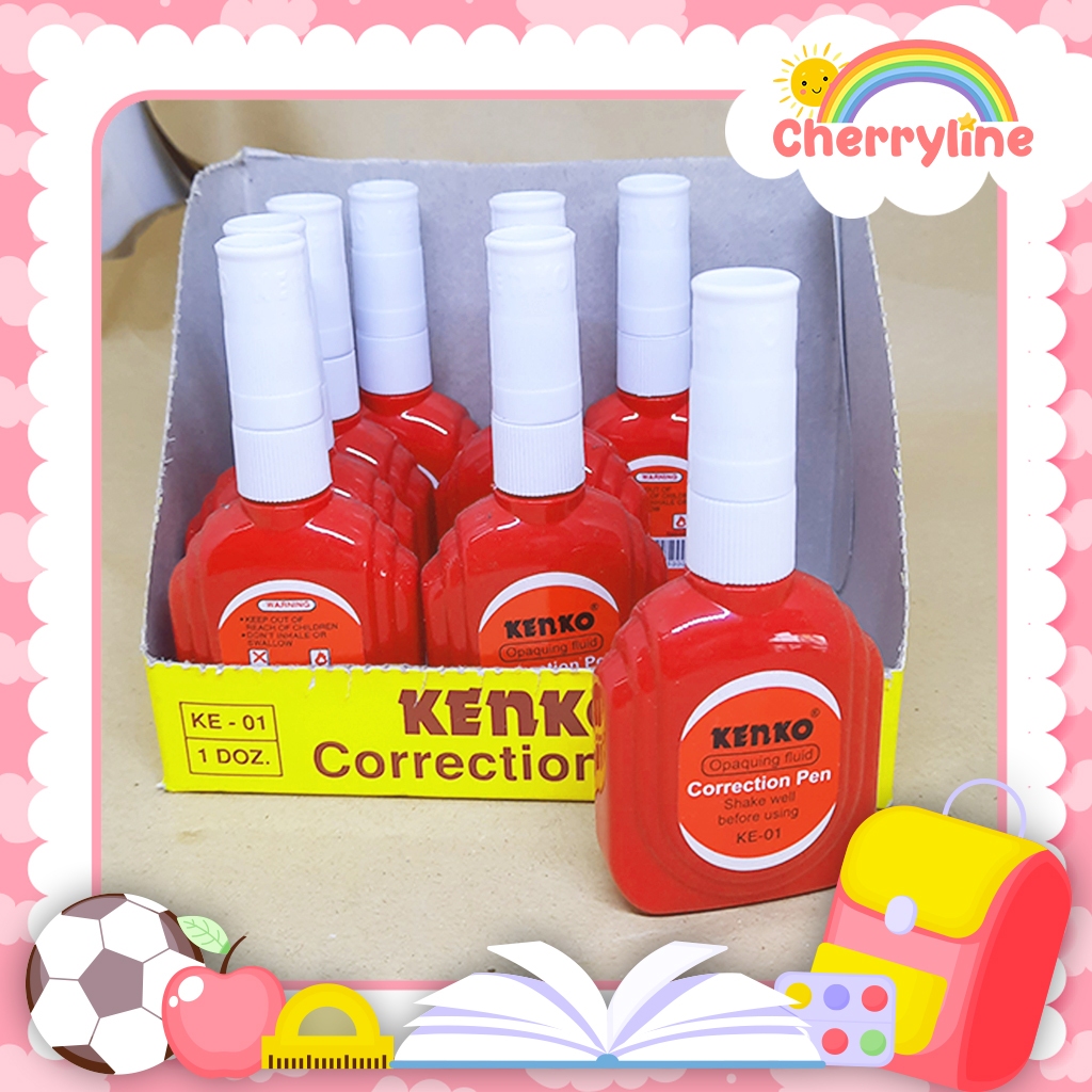 

TIPE X KENKO CORRECTION PEN KE-01 PENGHAPUS CAIR / TIPE X - 1 PCS