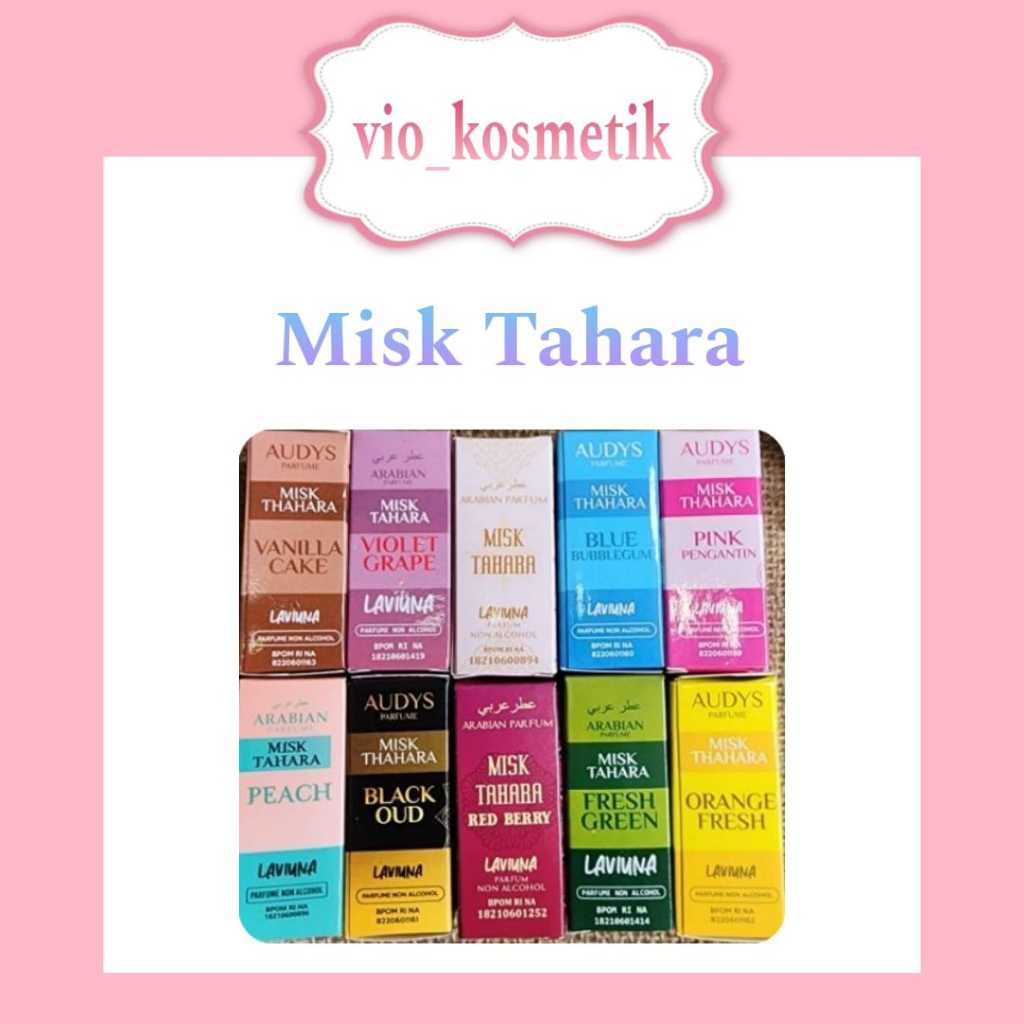 MISK THAHARAH ORIGINAL BPOM 3 ML/ MISK TAHARA/ PARFUM MISS V