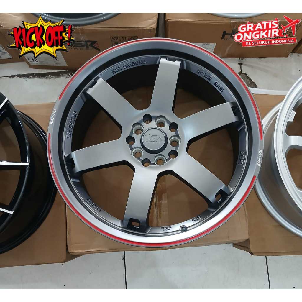 VELG MOBIL TE37 HSR RAI S3 RING 18 BISA BUAT MOBIL INNOVA XPANDER HRV ALPHARD DLL