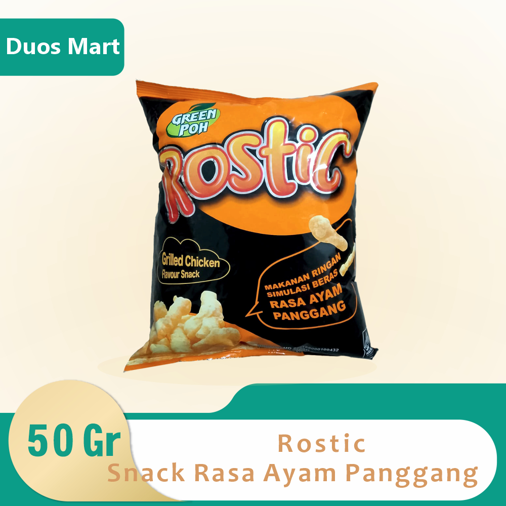 

Rostic Makanan Ringan Rasa Ayam Panggang 50 G
