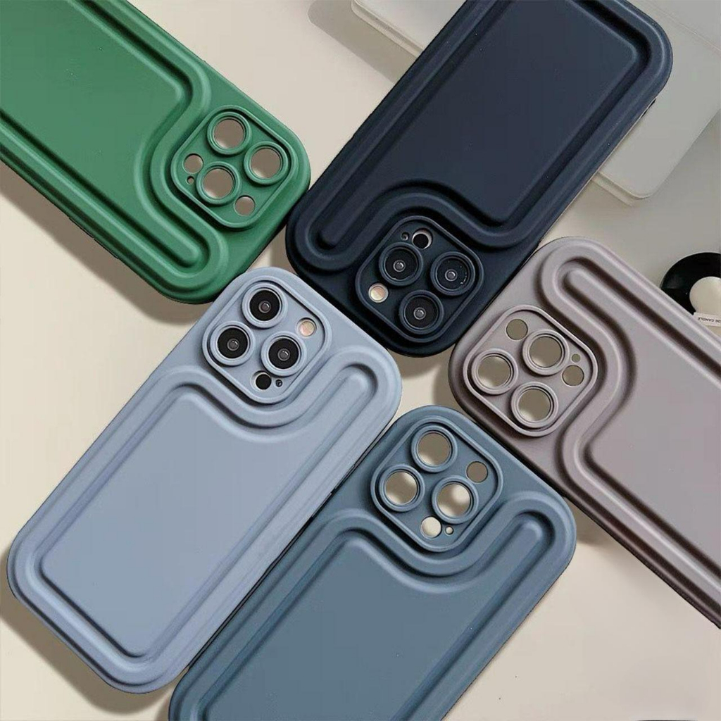 Mustika99 CASING HP IPHONE 15 PRO MAX SILIKON PLUFFY MATTE MACARON PROCAMERA CASE MUGELO MMG