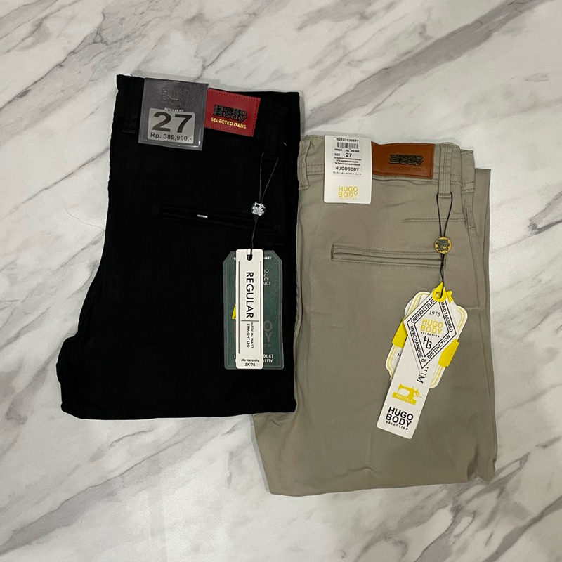 CELANA KATUN HUGO BODY REGULER FIT LEMBUT NYAMAN NGARET ORIGINAL
