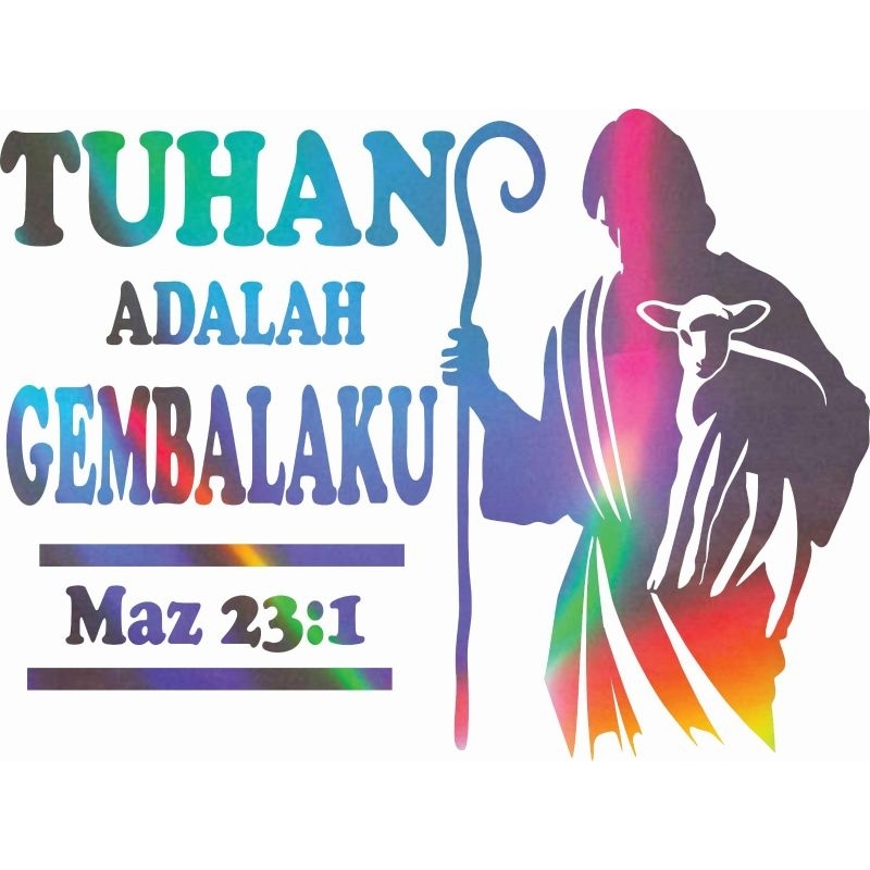 

Cutting Stiker Rohani Tuhan Gembalaku
