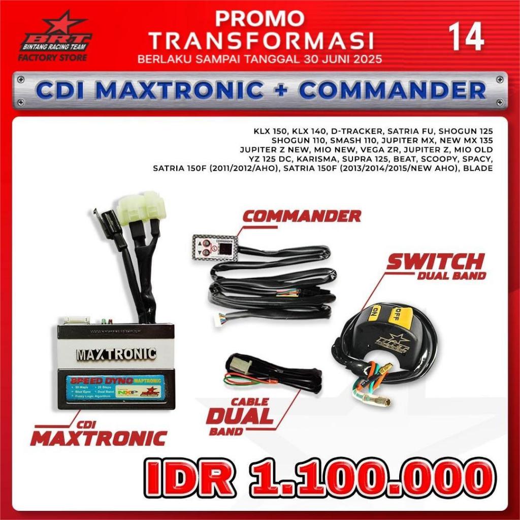 Brt Cdi Maxtronic Komponen Motor Commander & Switch Dual Band