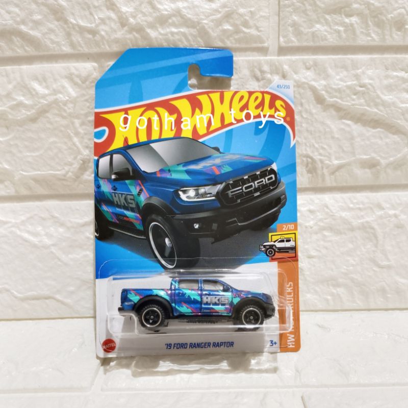 GT - HOT WHEELS FORD RANGER RAPTOR BIRU ORIGINAL MATTEL