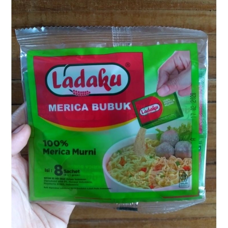 

LADAKU MERICA BUBUK KEMASAN 8 PCS × 1 GRAM