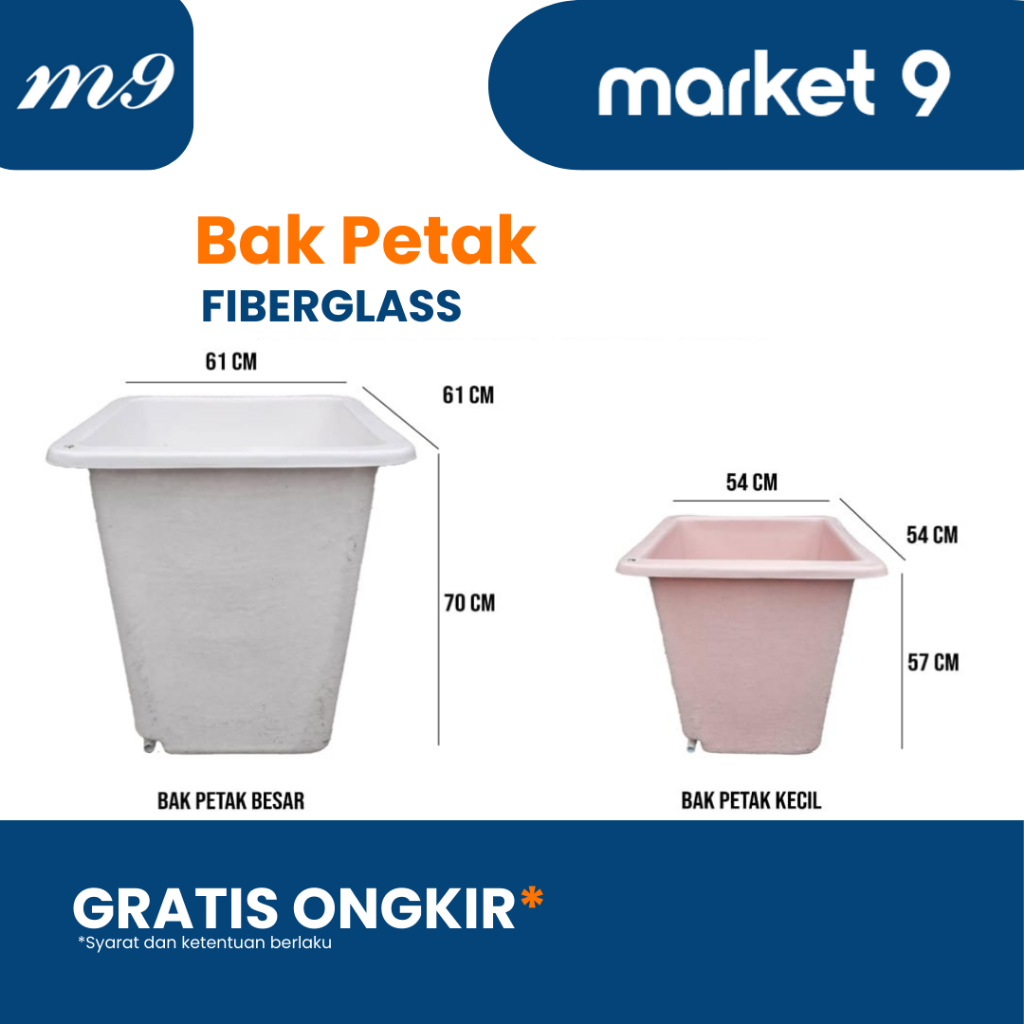 Bak Petak Fiberglass