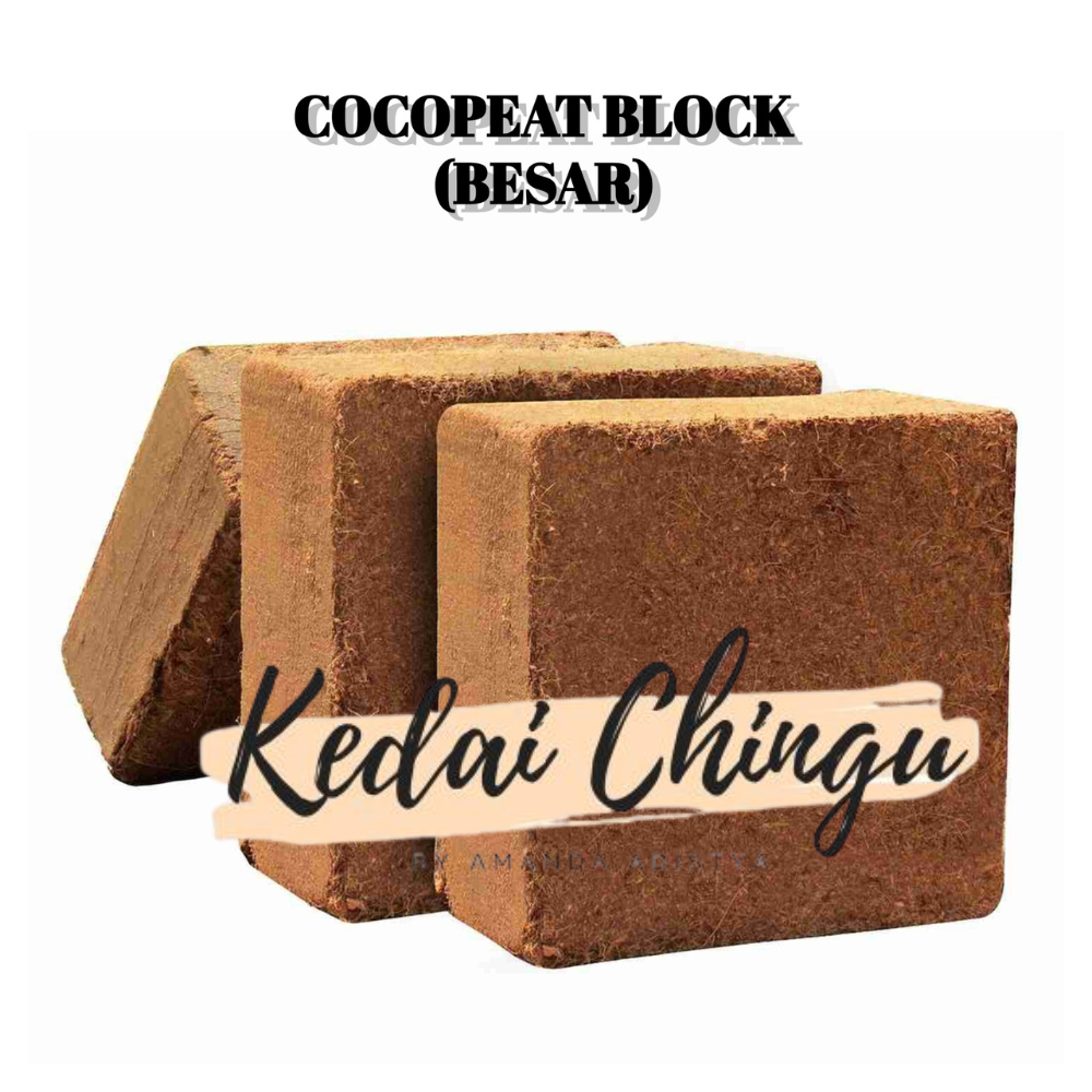 OE l Cocopeat blok - Media tanam organik - Cocopeat kering 5kg