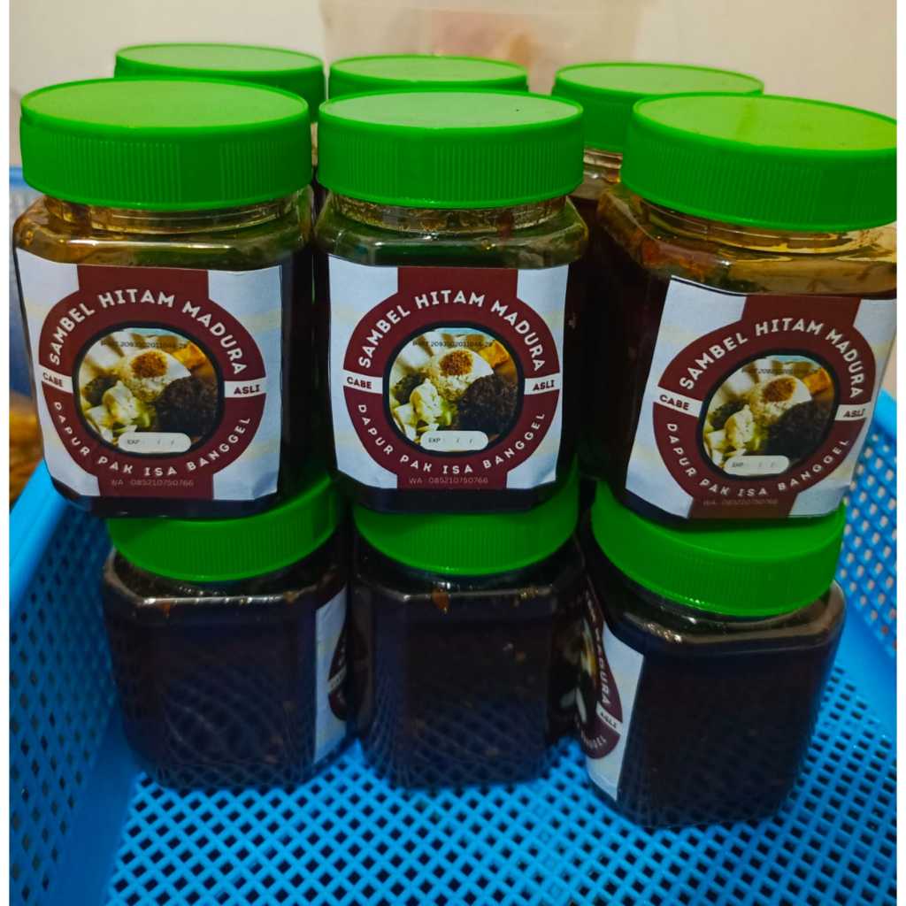 

Sambel Hitam Madura Cabe Asli Dapur Pak Isa Banggel