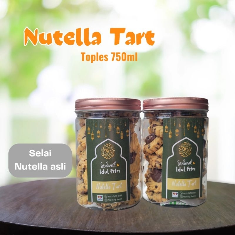 

Nutella Tart. Toples 750ml.PREMIUM QUALITY. BEST SELLER!!!!! GARANSI. GK ENAK UANG KAMI KEMBALIKAN!!!!