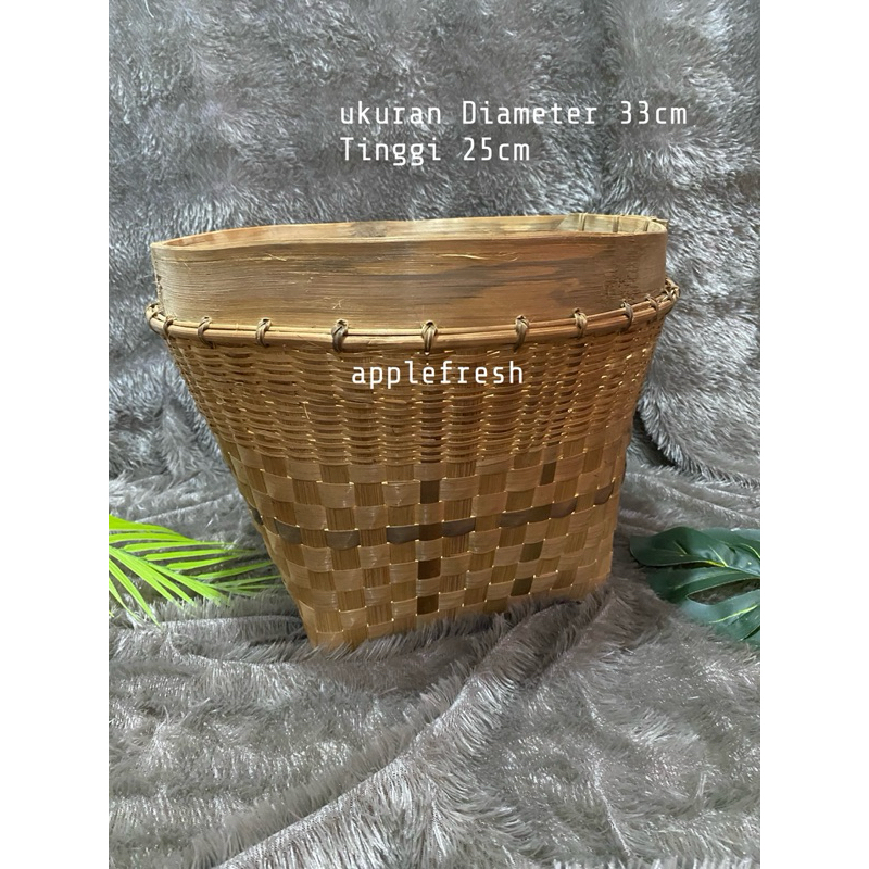 10 pcs rinjing bambu diameter 33cm|Rinjing bambu mbok jamu murah