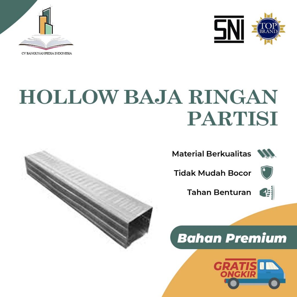 HOLLOW BAJA RINGAN PARTISI 40X70 DENGAN KUALITAS TERBAIK DAN TERMURAH DI MEDAN