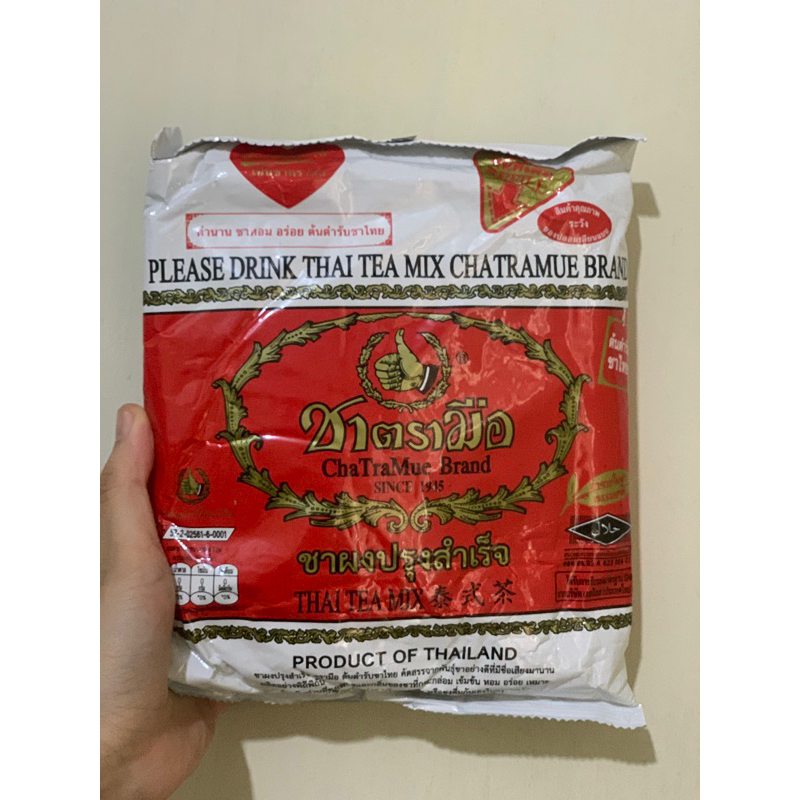 

CHATRAMUE THAI TEA 400GR DAN GREEN TEA 200GR - HALAL THAILAND