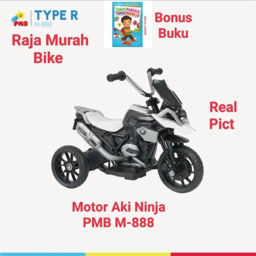 Motor Aki PMB M-888 Motoran Aki PMB M888 Mainan Anak Motor Aki Anak Motoran Aki