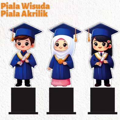 Piala Wisuda Anak Custom Piala Pelepasan Siswa Piala Kelulusan Sekolah