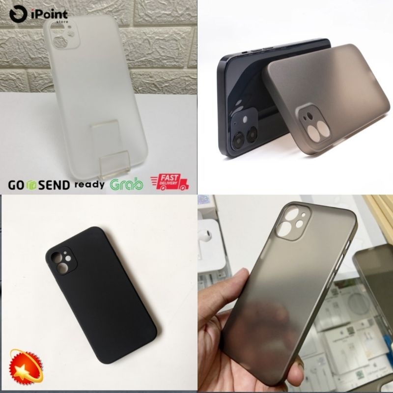 (03) FANCY STYLE CASE FOR IPHONE 12 6.1 - SLIM SMOKE HARD CASE SERIES