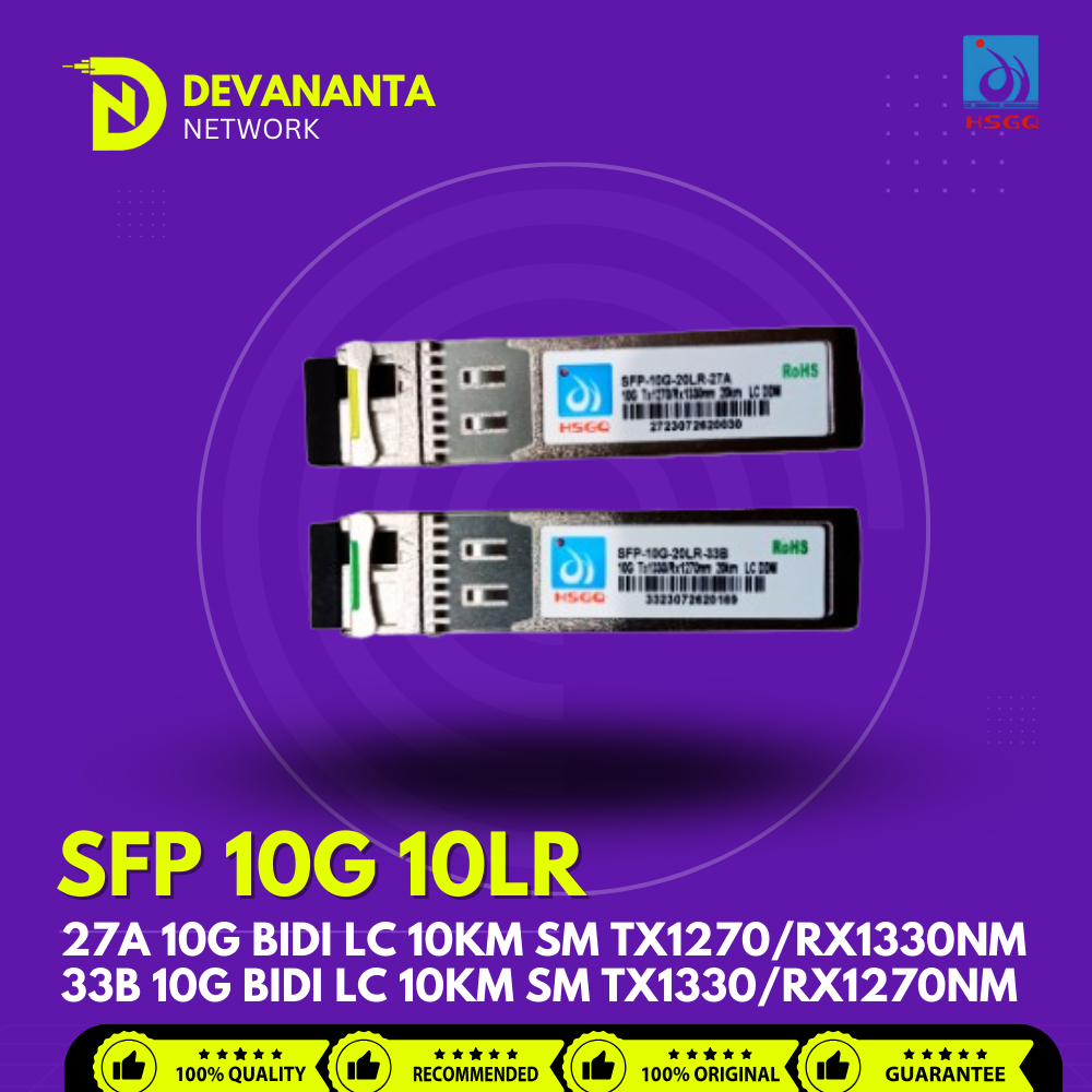 SFP BIDI 10G HSGQ 10Km/20Km/40Km/60Km