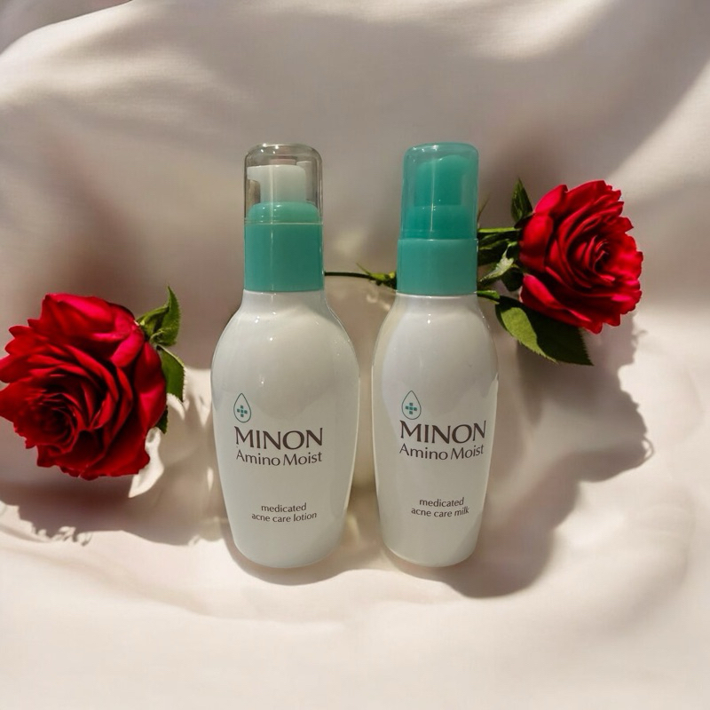 Preloved Minon Amino Moist Medicated Acne Care Lotion & Milk