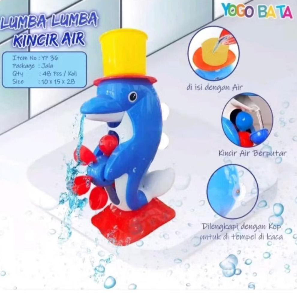 Mainan Air Anak Kincir Lumba-Lumba MURAH / Mainan Air Dolphin Putar MURAH