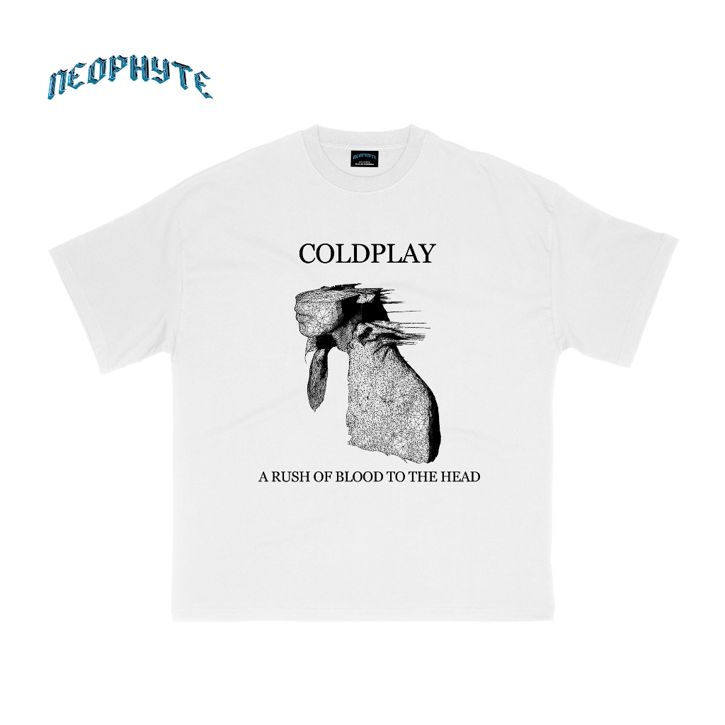 T-shirt COLDPLAY A Rush of Blood to the Head | Kaos Band Rock | Kaos Musik | Kaos Pria Band Metal
