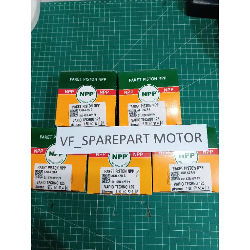 piston kit Vario 125 os std 50 100 150 200 Npp kzr