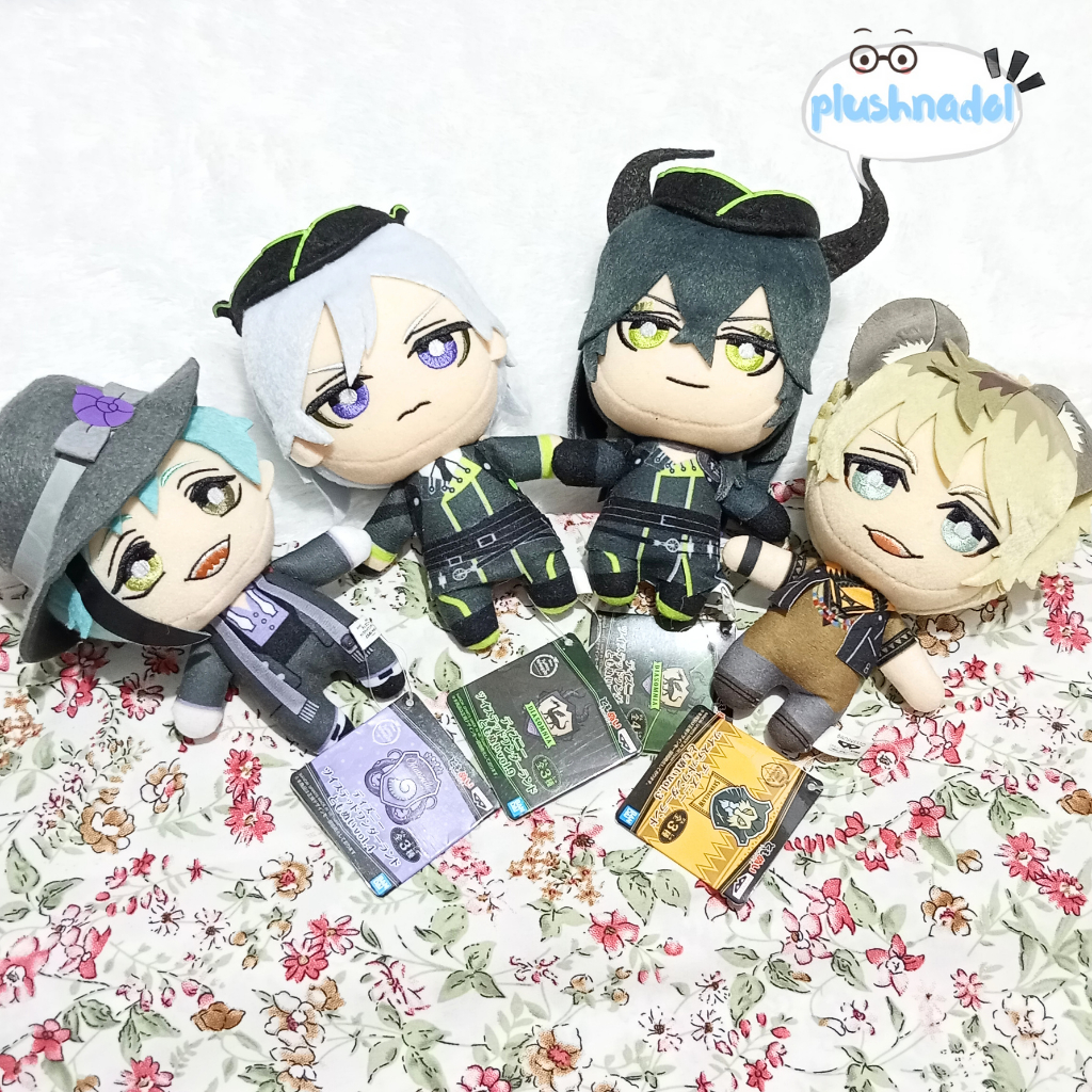 Disney Twisted Wonderland Tomonui - Floyd Leech, SIlver, Malleus Draconia & Ruggie Bucchi