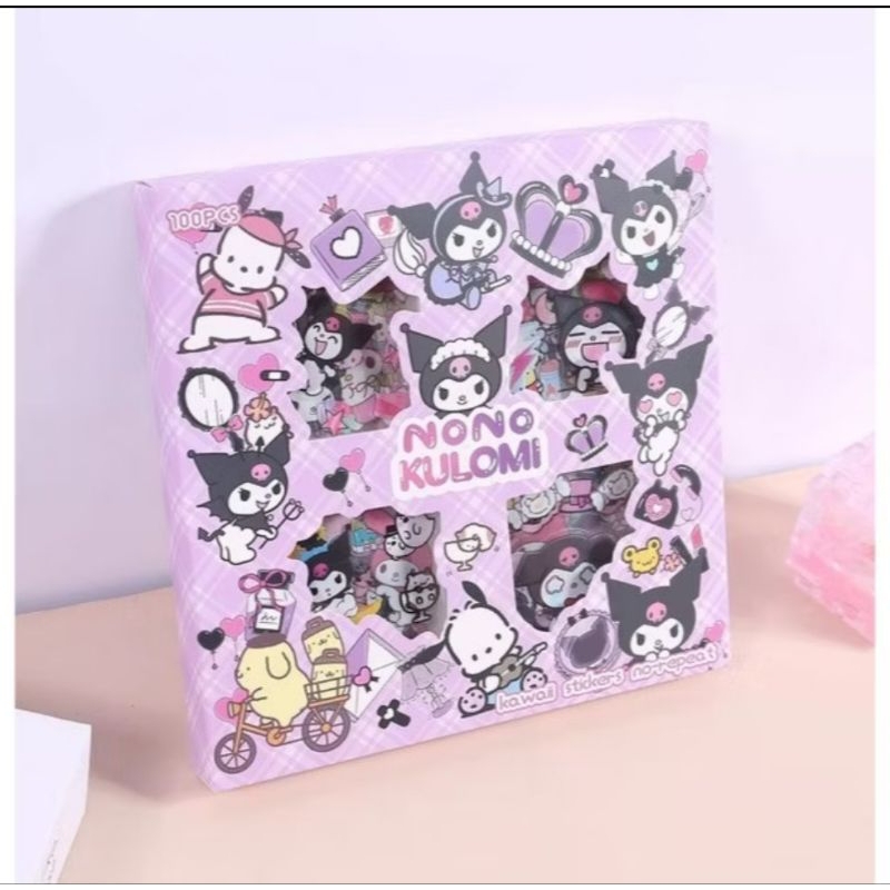 

J ( J12 ) STIKER KARAKTER LUCU 1 BOX ISI 100 PCS