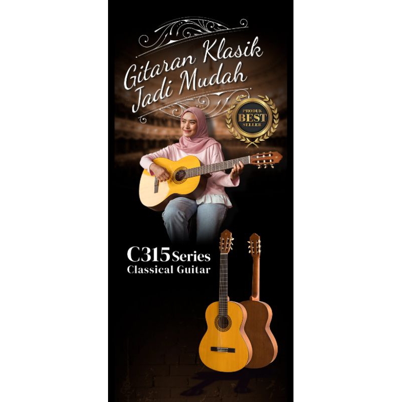 Yamaha Guitar Classic C-315, Gitar akustik, Gitar, Guitar