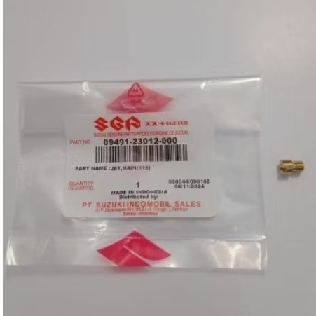 suku cadang mesin tempel suzuki 15 hp || main jet # 115 || spuyer bensin