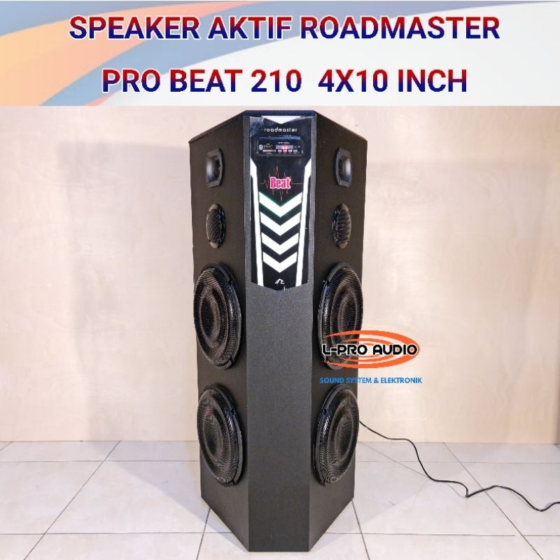 Speaker aktif ROADMASTER PRO BEAT 210 Bonus mic Shure Beta-58