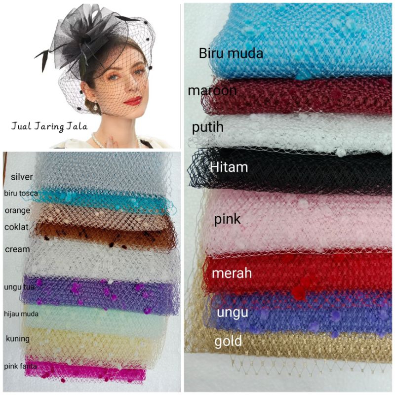 Jaring Jala Aksesoris Rambut