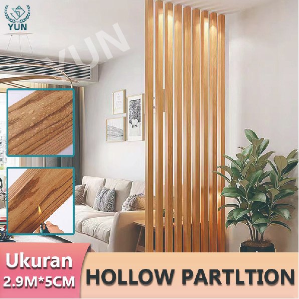 Wood Panel WPC / Woodpanel / Wall Panel PVC / Kisi Kisi Kayu / PVC Wall Panel Square Tube / Dinding 