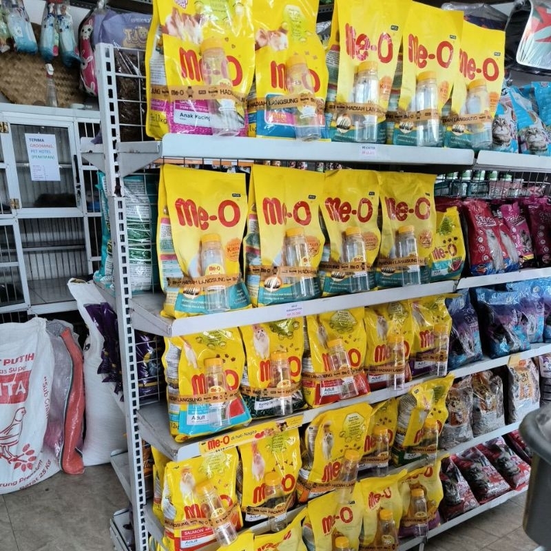 MEO ME-O KERING 1.1-1.2KG BESAR 450G KECIL PAKAN MAKANAN KUCING KERING KIBBLE RENYAH ANAK ANAKAN DEW