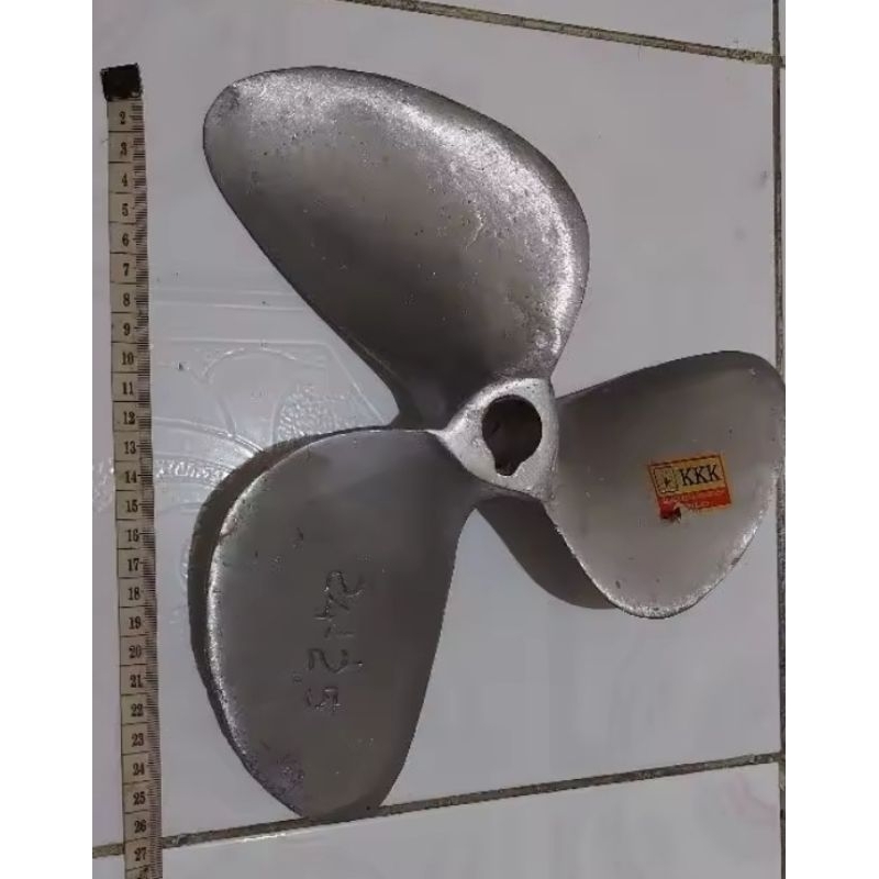 baling baling aluminium 24/25 as 3/4 untuk perahu nelayan