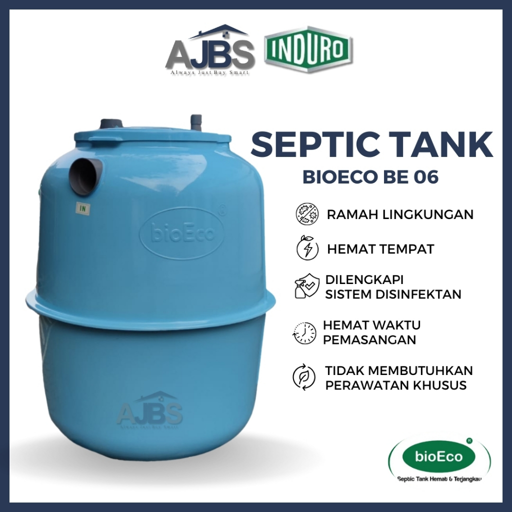 Septic Tank Induro - Septic Tank Bio Eco BE 06 - Septic Tank Tengki 500 Liter