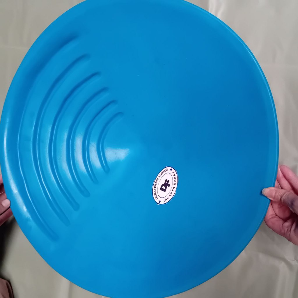 45 BIRU ALAT DULANG EMAS DULANGAN MAS GERIGI FIBERGLASS BLUE FIBER