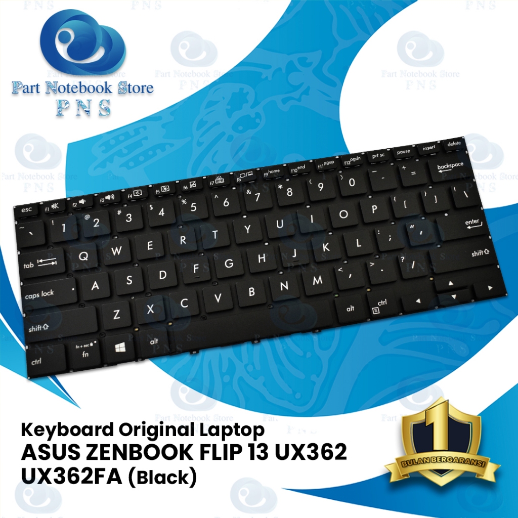 Keyboard Original Laptop ASUS Zenbook Flip 13 UX362 Backlight (Black)