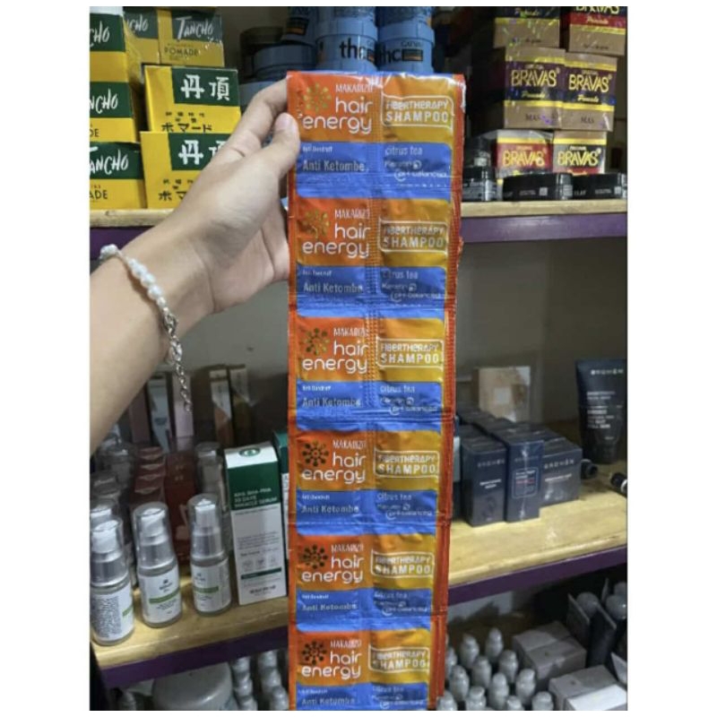 MAKARIZO hair energy shampoo sachet rentengan