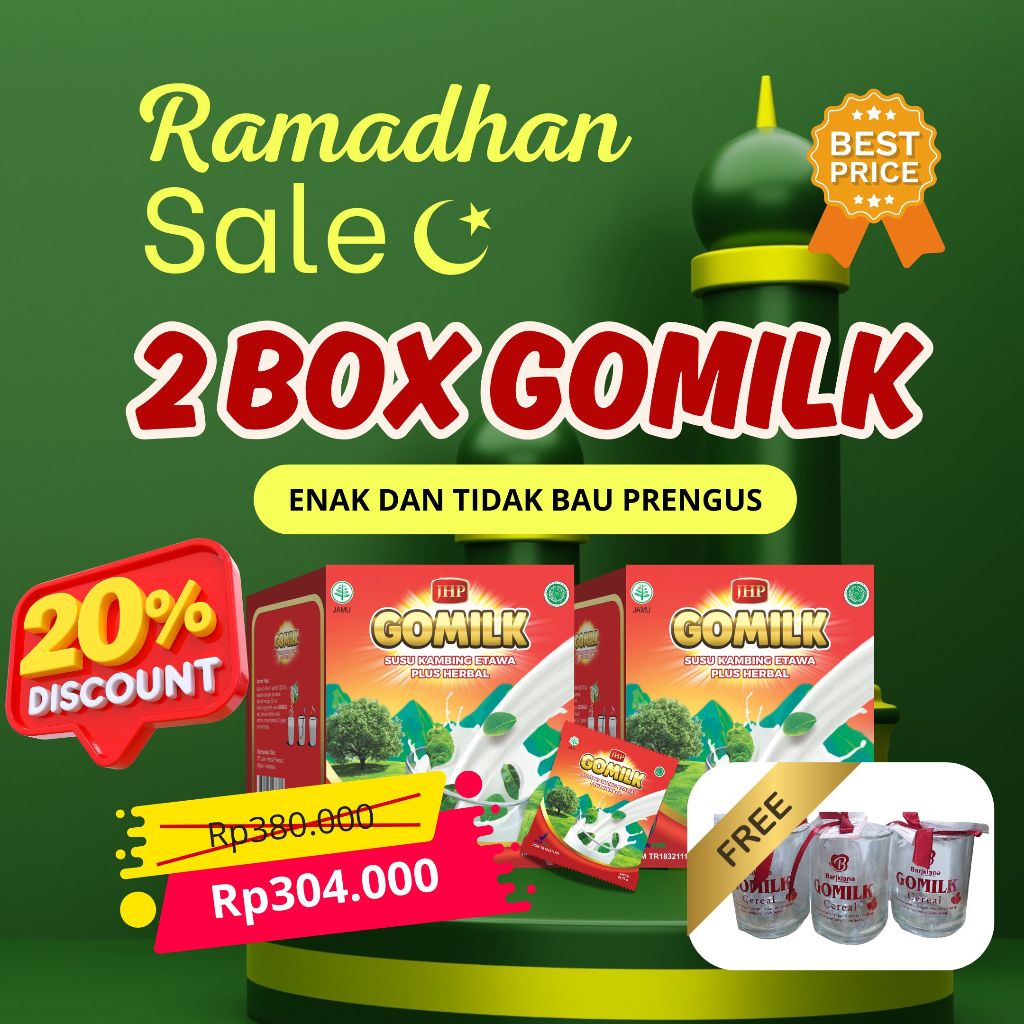 

PAKET 2 BOX GOMILK SACHET SUSU ETAWA TIDAK BAU PRENGUS