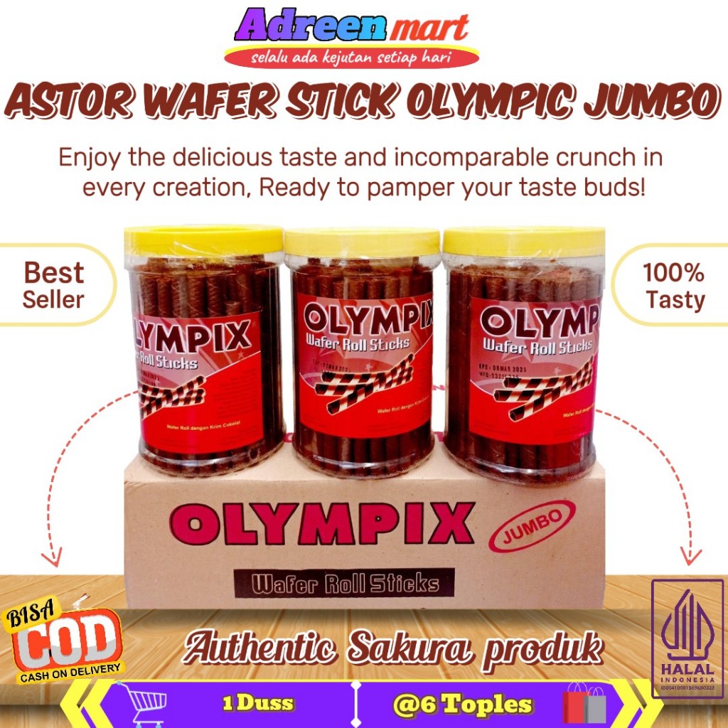 

ASTOR WAFER STICK SAKURA DUSS KUE/SUGUHAN LEBARAN