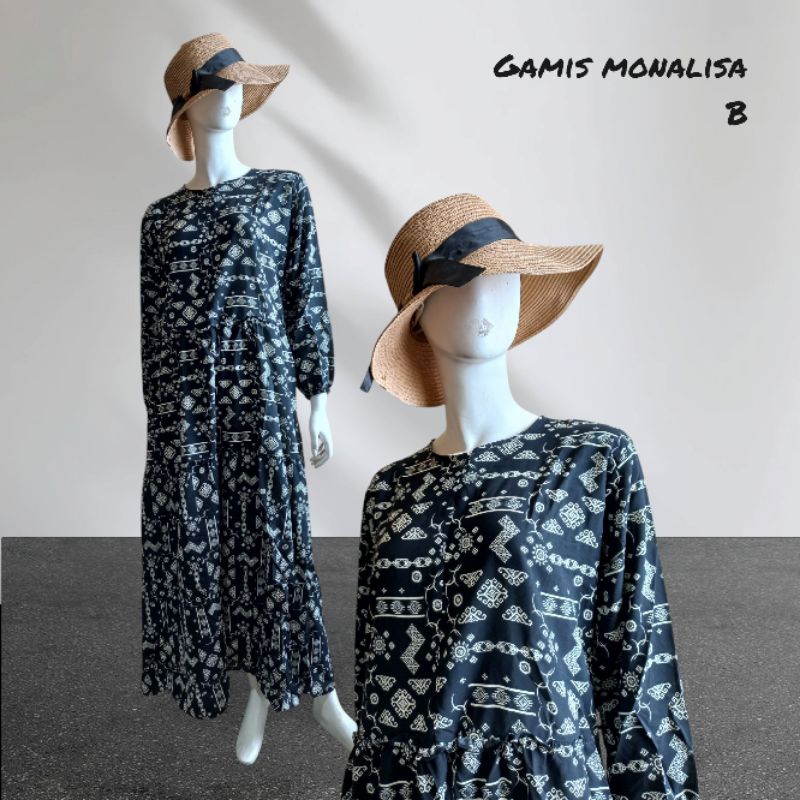 CUCI GUDANG GAMIS MONALISA B / GAMIS LEBARAN / HOME DRESS / MURMER