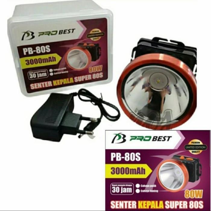 Senter Kepala / Headlamp PROBEST PB-80S