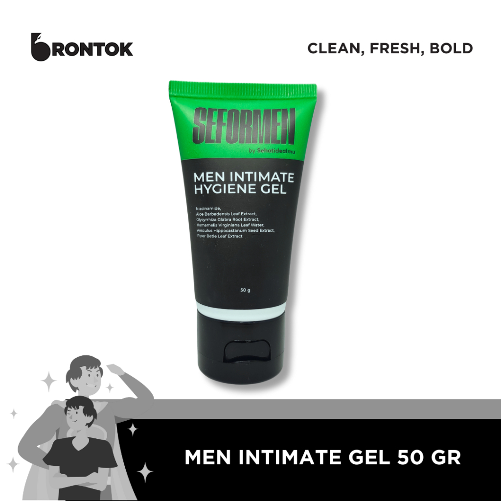 SEFORMEN Men Intimate Hygiene Gel Mencerahkan Area Mr. P Pria seperti Purevive 50 Gram