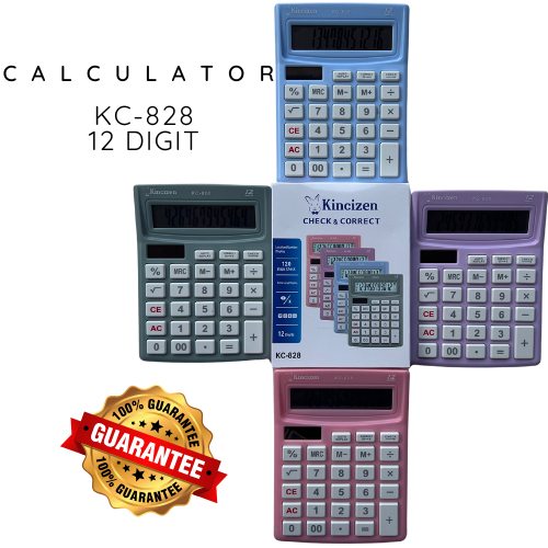 

Kalkulator Mesin Hitung Warna Kantor Dagang Sekolah 12 Digit 13,5cm X 10,5cm KC 828