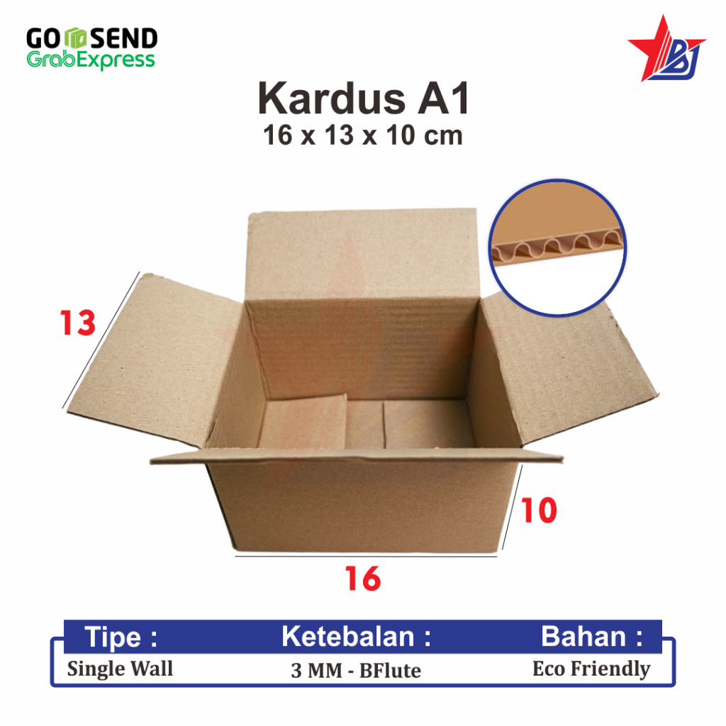 

Kardus Box 16x13x10cm Dus Kotak Polos Baru Packing Skincare Kopi Obat (Kardus 16 x 13 x 10 cm)